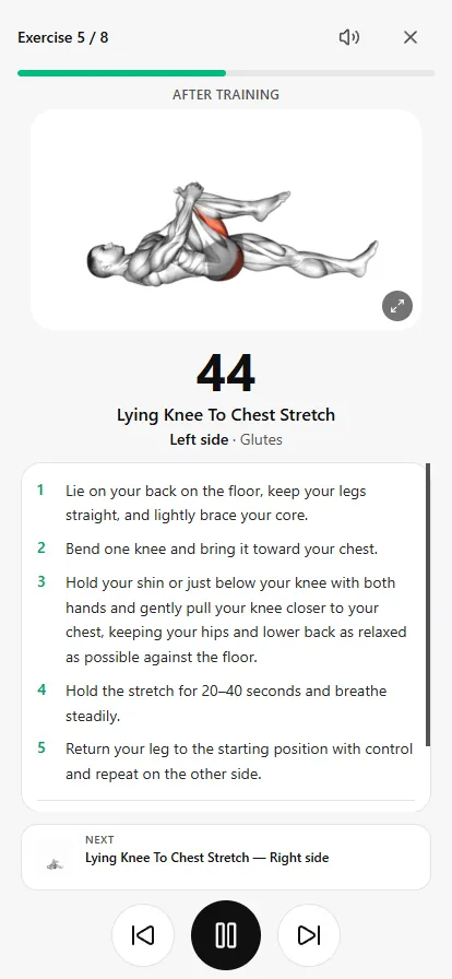 Guided mobility routine player