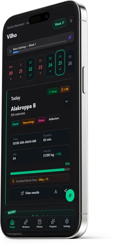 SisuLift dashboard on iPhone
